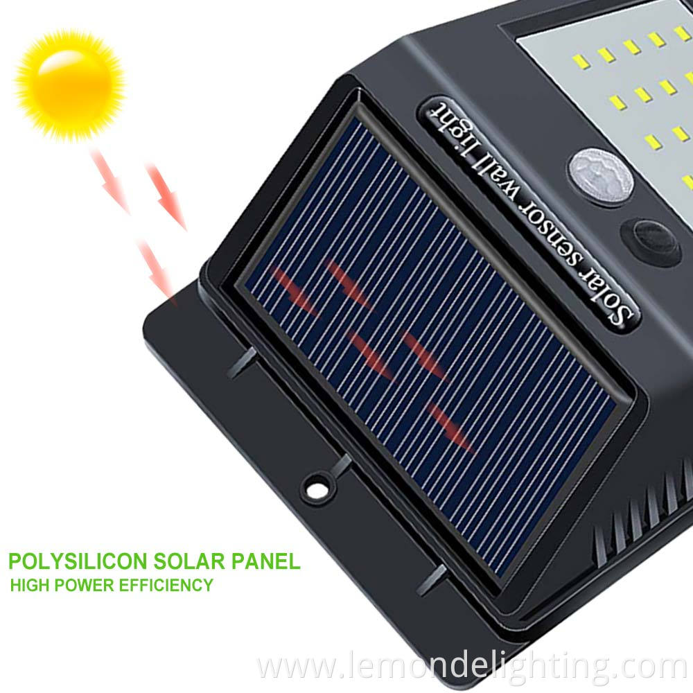 Solar Motion-Activated Wall Lights